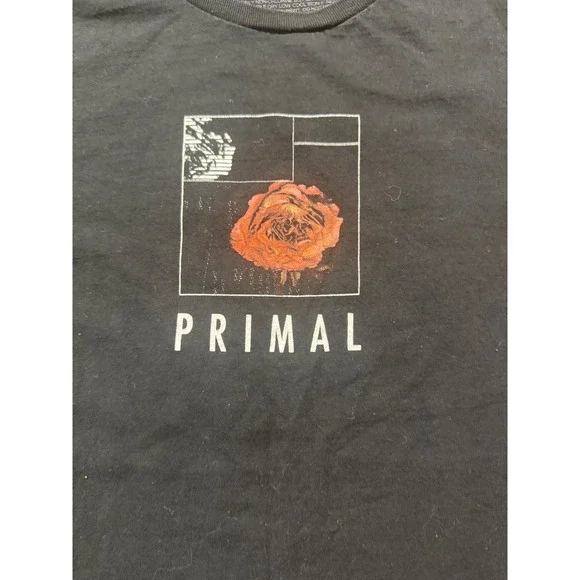 Empyre Primal Black Rose‎ Graphic T Shirt Large grunge goth vintage casual - Picture 2 of 5